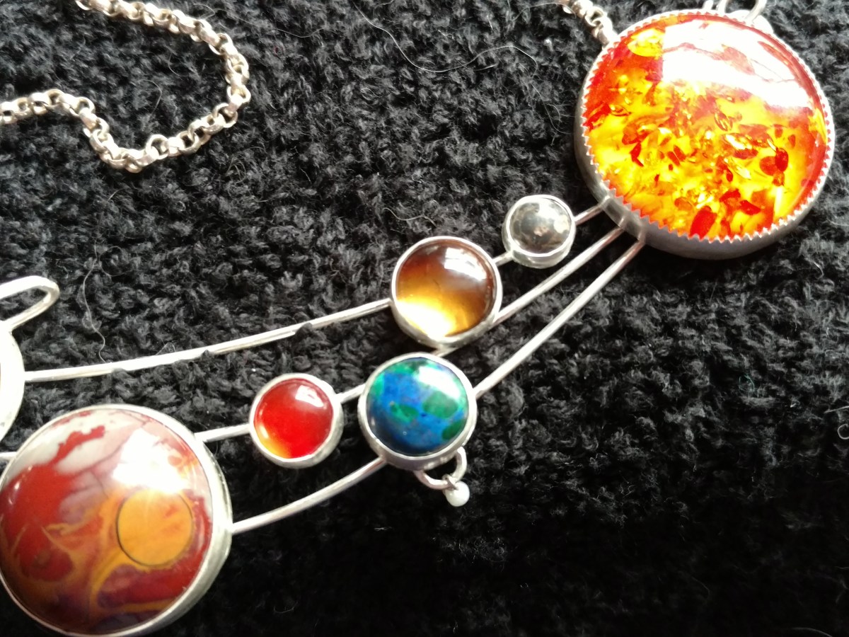 Solar System necklace